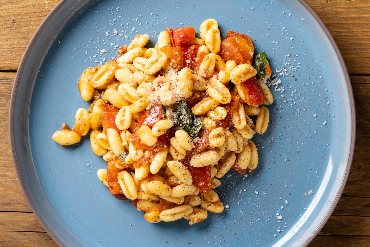Cavatelli al sugo vedovo ricetta