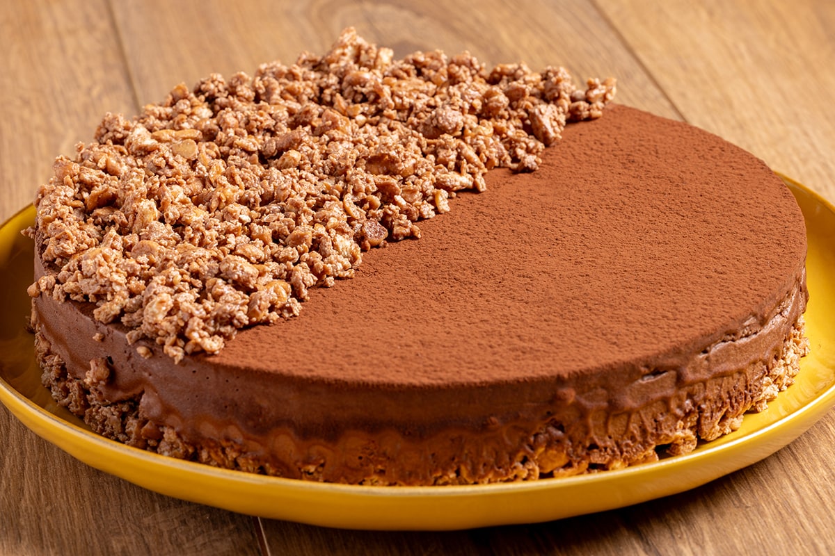 Torta fredda al cioccolato con biscotti Oro Saiwa ricetta