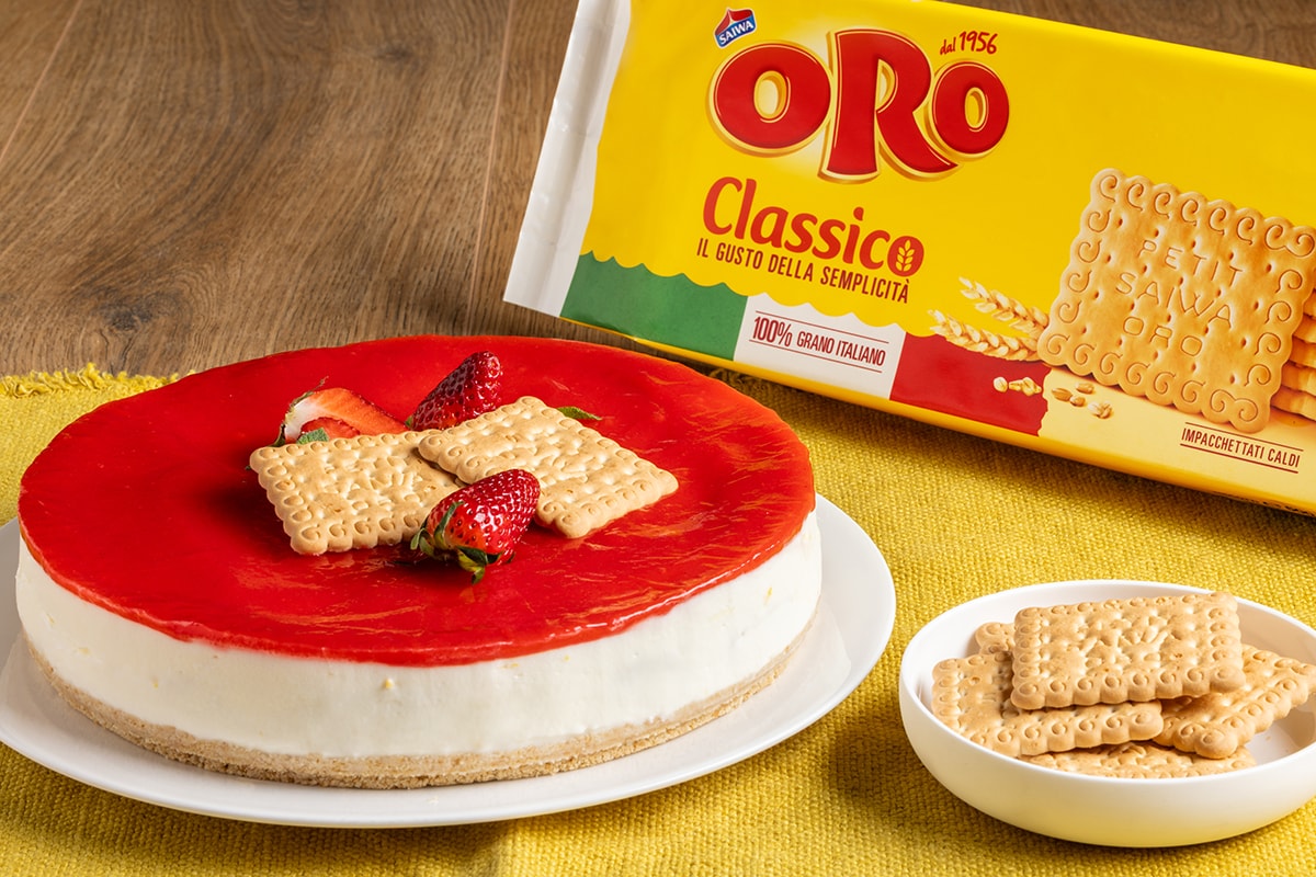 Cheesecake classica con Oro Saiwa ricetta