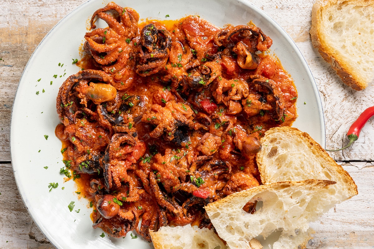 Polipetti in purgatorio ricetta