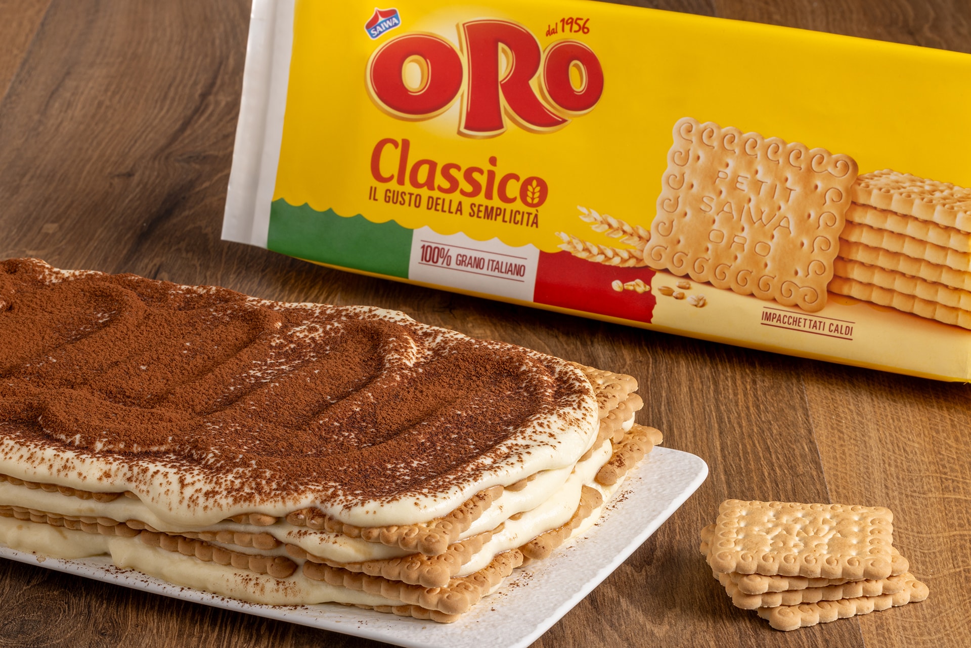 Tiramisù con Oro Saiwa ricetta