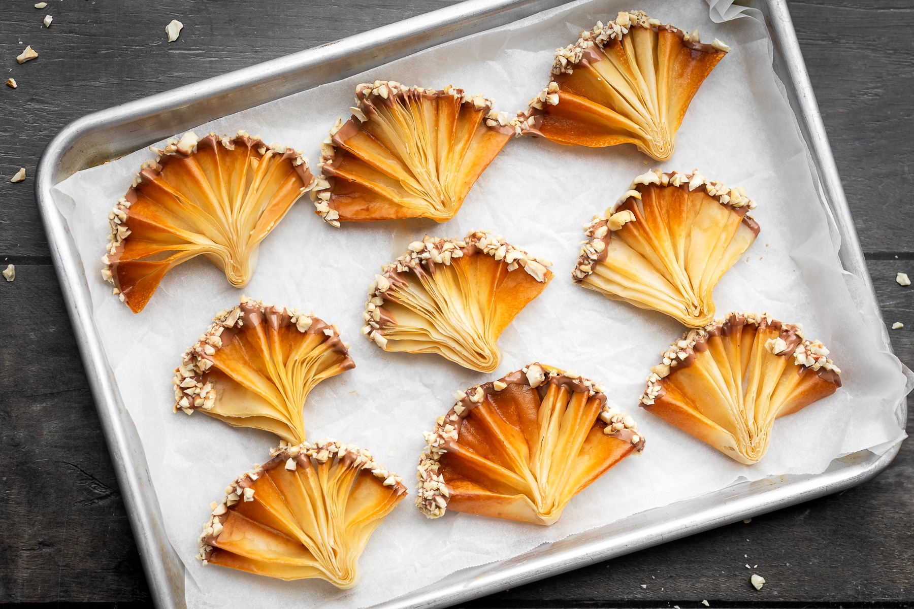 Ventagli di pasta fillo ricetta