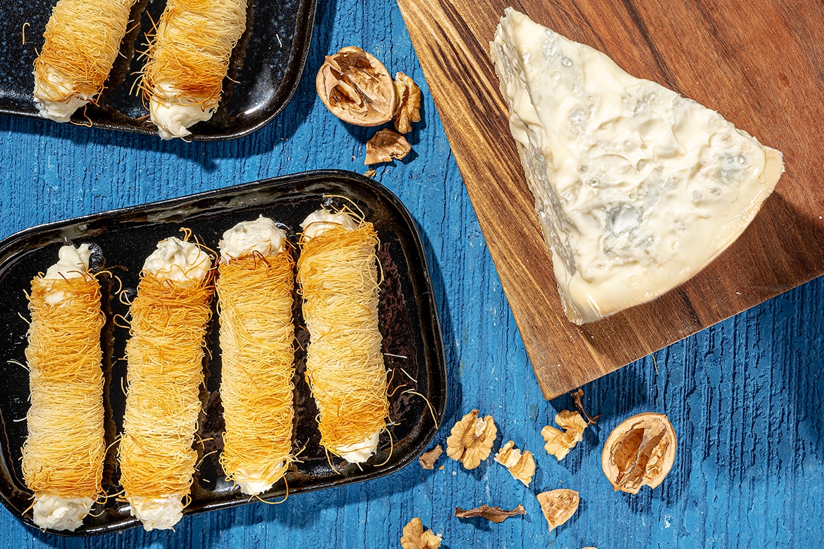 Cannoli kataifi ripieni di gorgonzola ricetta