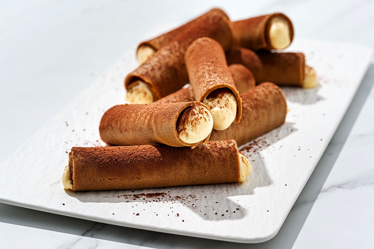 Sigari tiramisù ricetta