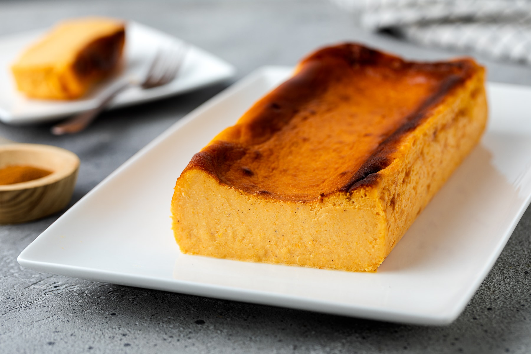 Cheesecake basca alla zucca ricetta