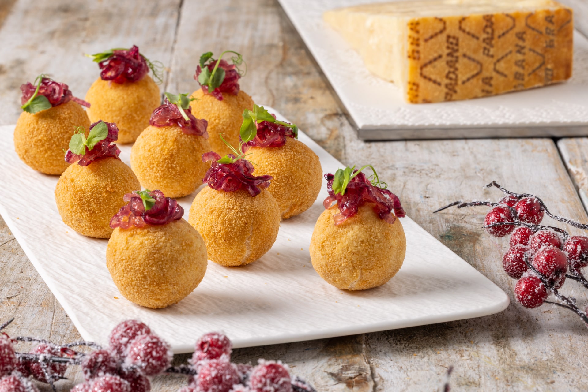 Sfere di besciamella al Grana Padano ricetta