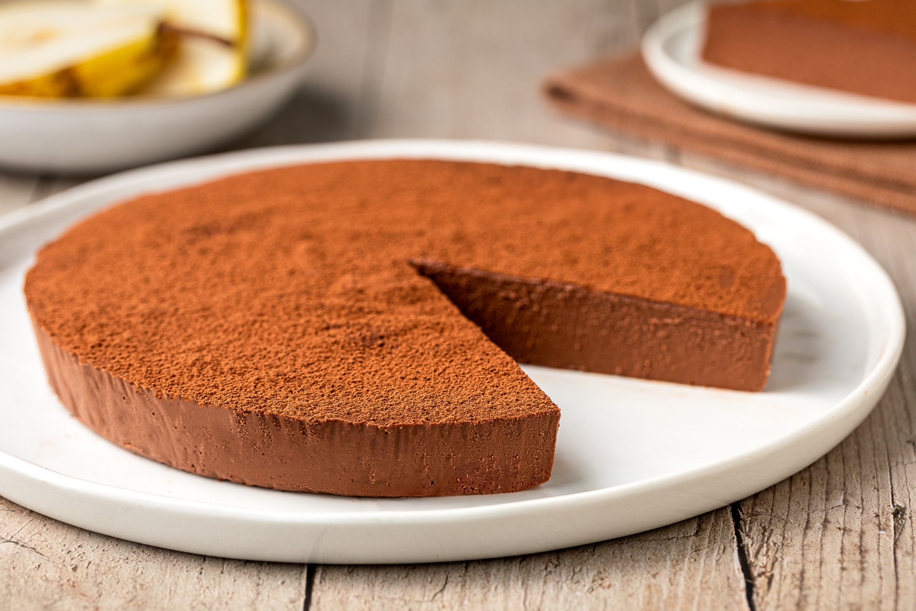 Torta mousse pere e cioccolato ricetta