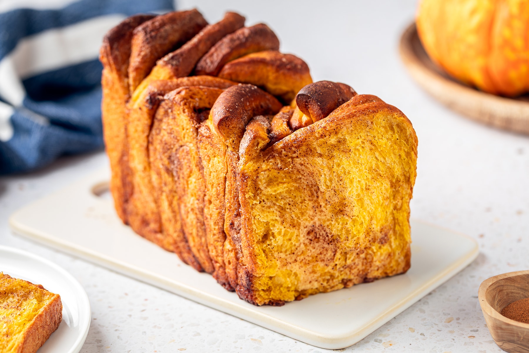 Pull-apart bread alla zucca ricetta