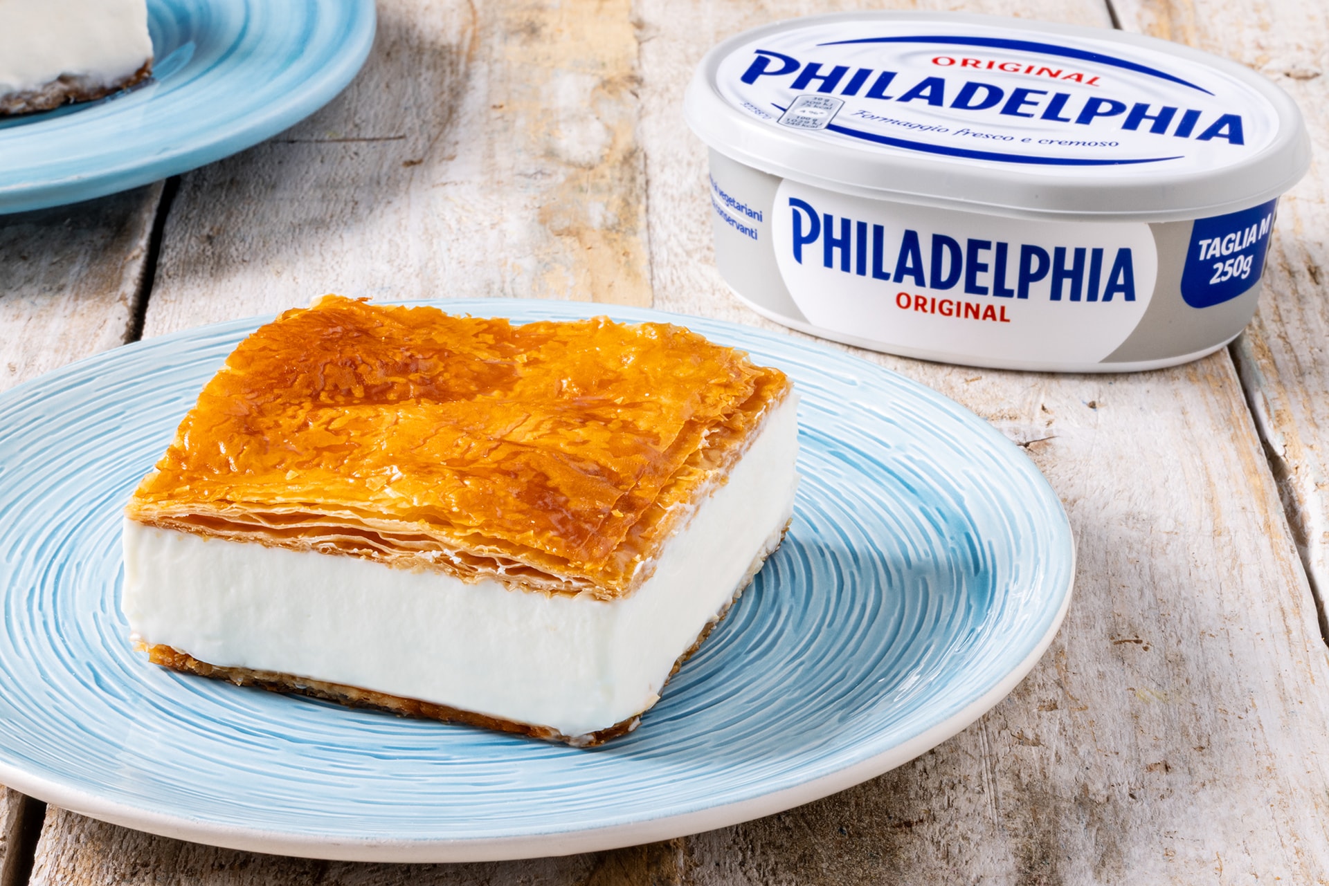 Quadrotto di pasta fillo e Philadelphia ricetta