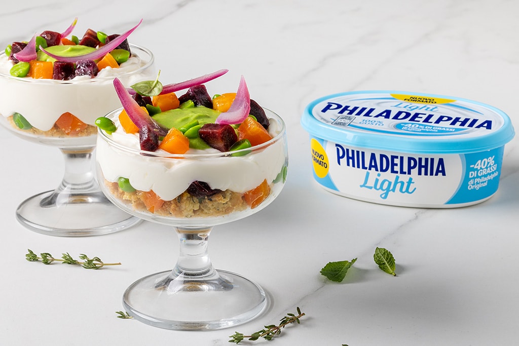 Mini cheesecake salata light ricetta