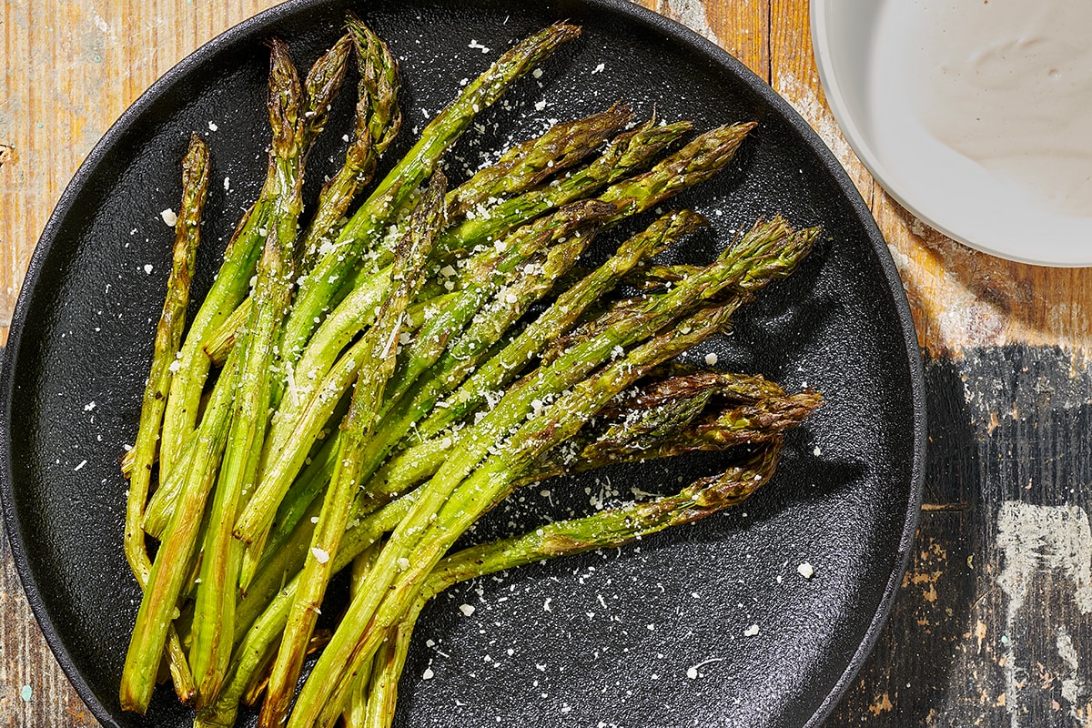Asparagi in friggitrice ad aria  ricetta