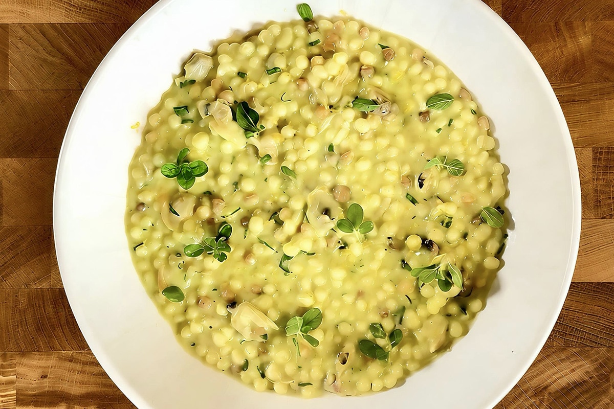 Fregula con le vongole ricetta