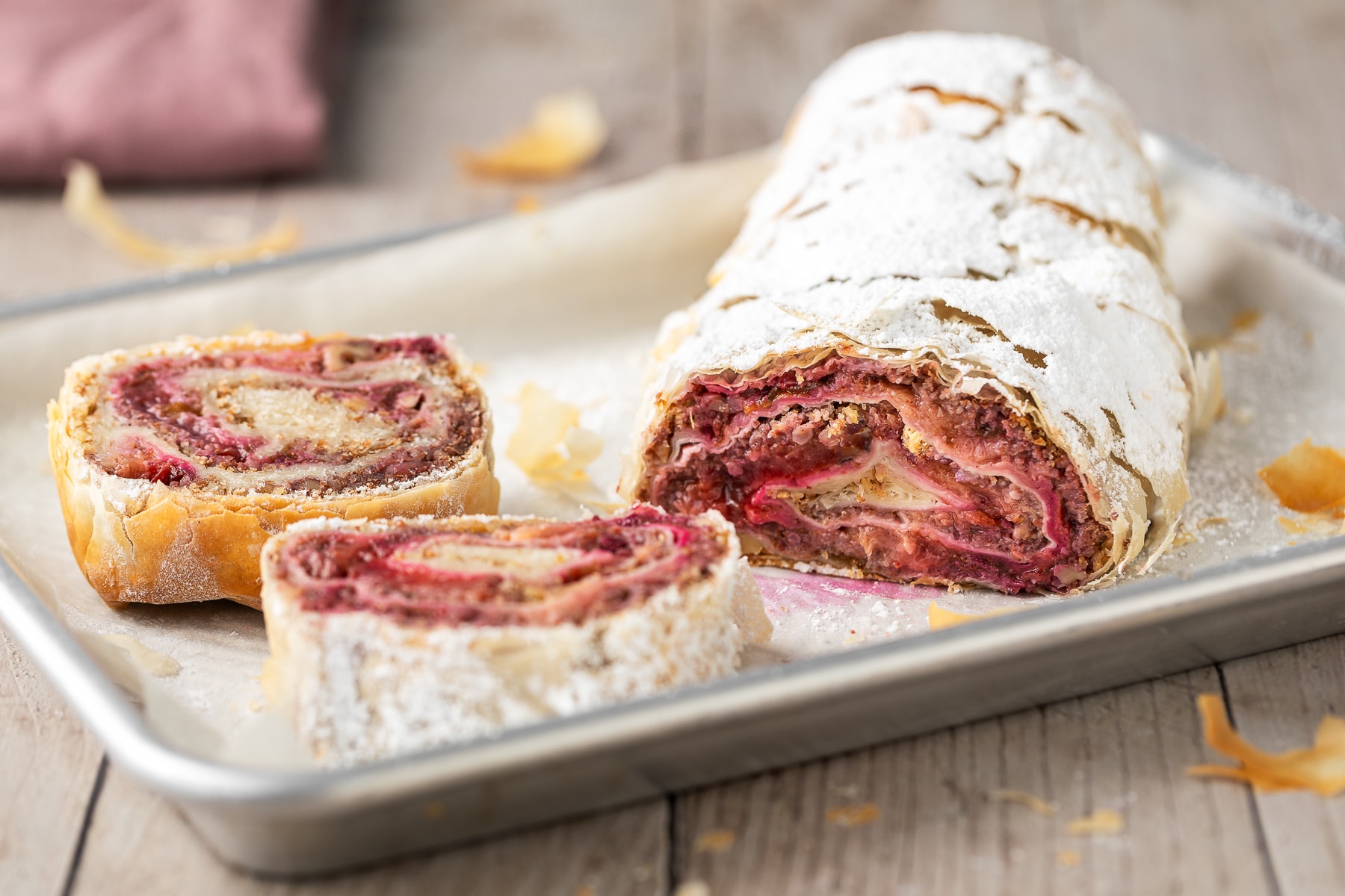 Strudel di prugne vegano ricetta