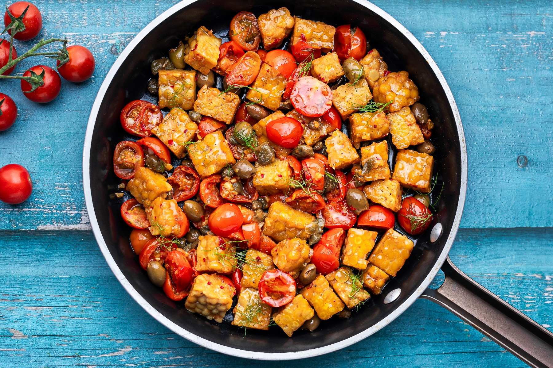 Tempeh ai pomodorini ricetta