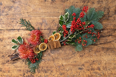 Centrotavola di Natale fai da te. Un'idea semplice ed elegante per la tavola delle feste